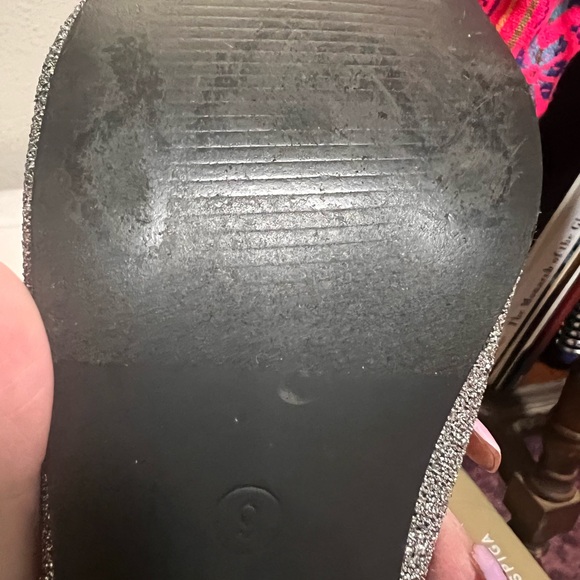 JustFab Sparkling Silver Ankle Booties - Picture 5 of 5